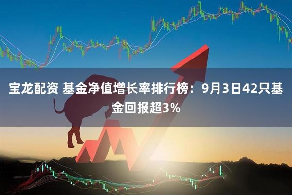 宝龙配资 基金净值增长率排行榜：9月3日42只基金回报超3%