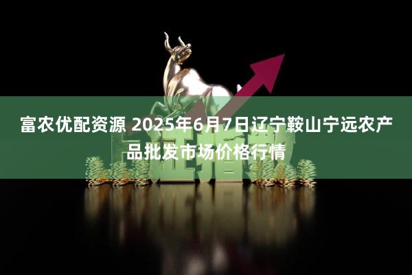 富农优配资源 2025年6月7日辽宁鞍山宁远农产品批发市场价格行情