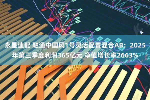 永星速配 融通中国风1号灵活配置混合AB：2025年第三季度利润365亿元 净值增长率2663%