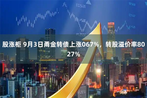 股涨柜 9月3日甬金转债上涨067%，转股溢价率8027%